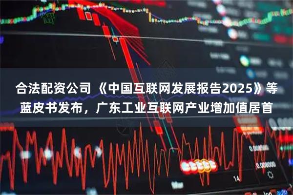 合法配資公司 《中國互聯網發展報告2025》等藍皮書發布，廣東工業互聯網產業增加值居首